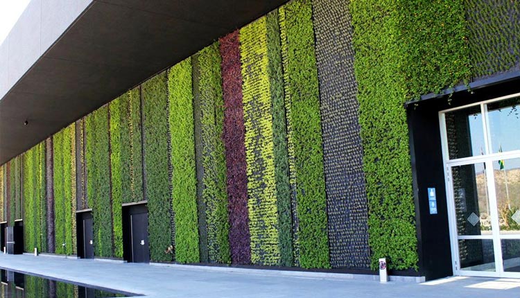 21个室外仿真植物墙图片案例欣赏参考-成都芮芸仿真植物墙公司